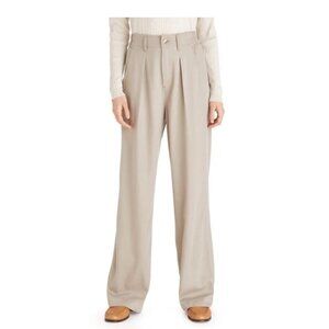 NWOT Madewell Lanie Pleat Front Straight Leg Pants Size 2